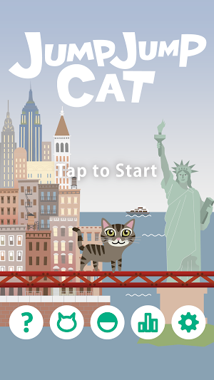 JumpJump Cat - Cat Games Free Screenshot 1