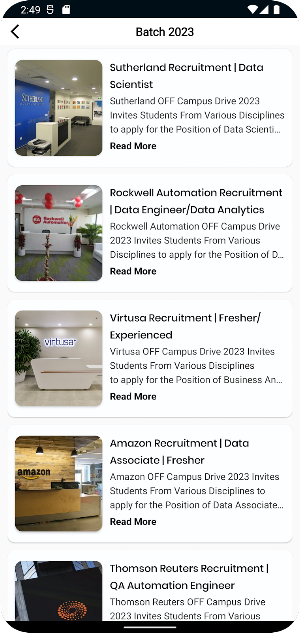 Jobs For Freshers Screenshot 2