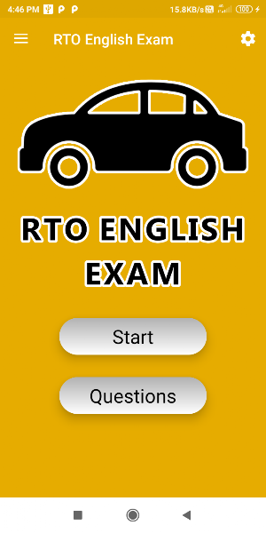 RTO Licence Exam in English Screenshot 1