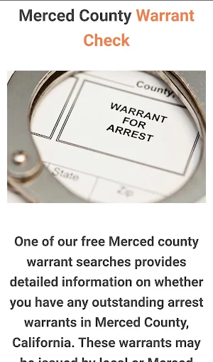 Merced County Bail Bonds Screenshot 3