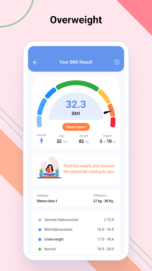 BMI Calculator- Weight Monitor Screenshot 3