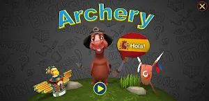 Learn Spanish Words Archery Screenshot 0