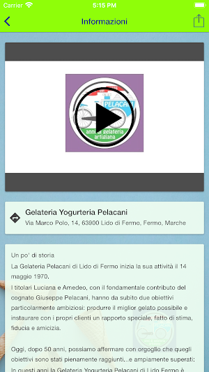 Gelateria Pelacani Lido Screenshot 1