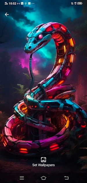 Snake Neon HD Wallpapers Screenshot 3
