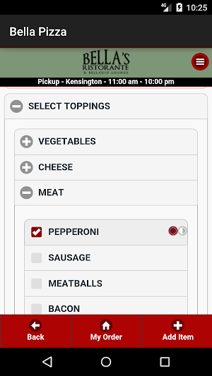 Bella Pizza Screenshot 2