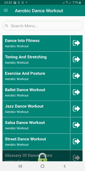 Aerobic Dance Exercise Guide Screenshot 0