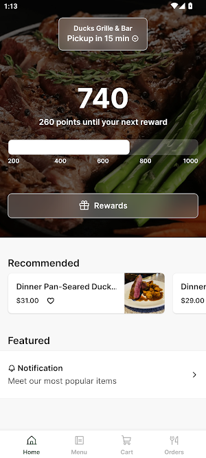 Ducks Grille & Bar Screenshot 0