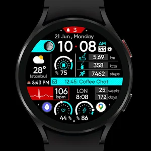 Premium Info - Watch Face Screenshot 1