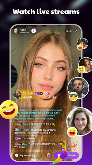 Snazz-Video Chat & Group Voice Screenshot 2