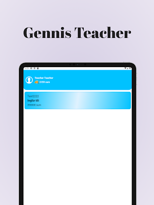 Gennis Teacher Screenshot 1