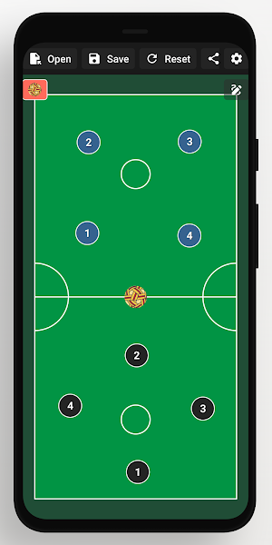 Sepak Takraw Tactic Board Screenshot 2
