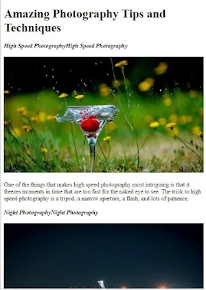Photography Tips & Techniques Screenshot 0