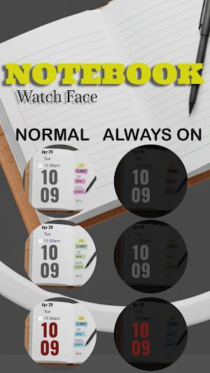 Notebook - Watch Face Screenshot 3
