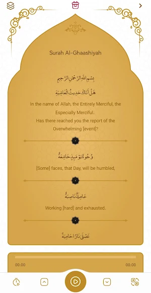 Surah Ghashiyah سورة الغاشیه Screenshot 2