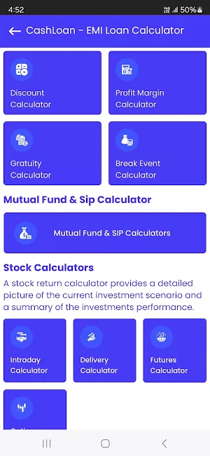 CashLoan - EMI Loan Calculator Screenshot 2