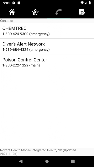Novant Health MIH Screenshot 2