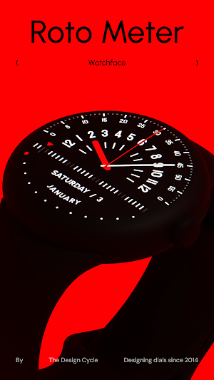 Roto Meter - Wear OS WatchFace Screenshot 0