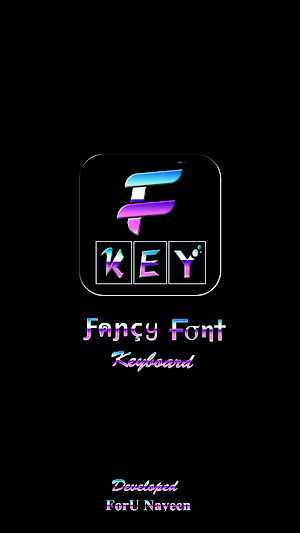Fancy Text Keyboard Style Font Screenshot 0