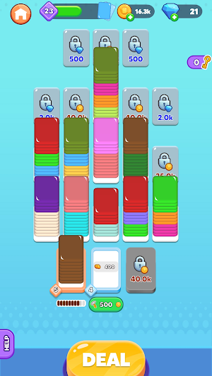 Card Shuffle - Sort Puzzle Screenshot 3