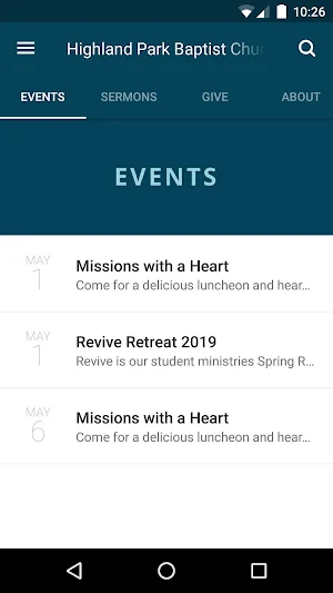 Highland Park Baptist Church Screenshot 0