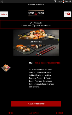 Nems et Sushi Screenshot 2
