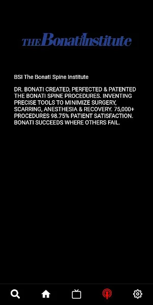 BSI The Bonati Spine Institute Screenshot 1