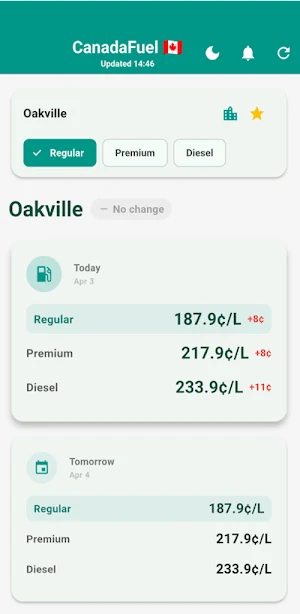 Canada Fuel Screenshot 0