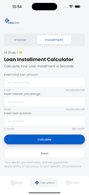 Calcmate - EG Screenshot 3