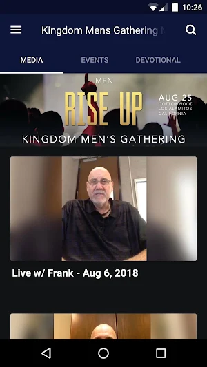 Kingdom Men's Gathering Screenshot 0
