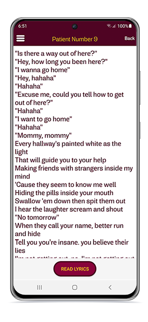 Ozzy Osbourne Lyrics Wallpaper Screenshot 3