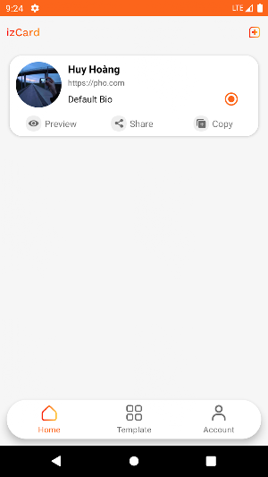 izCard Screenshot 0