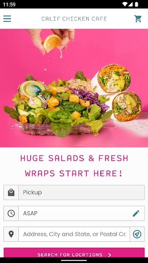 Calif Chicken Cafe Screenshot 0