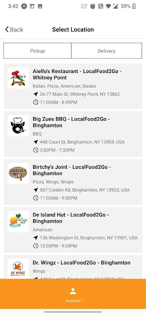 LocalFood2Go Screenshot 1