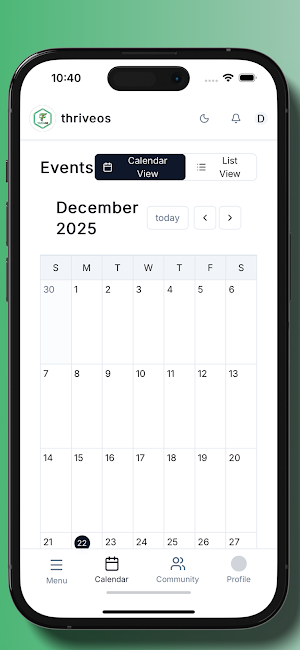 ThriveOs Community Screenshot 1