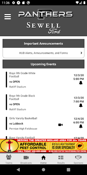 Permian Panthers Athletics Screenshot 1
