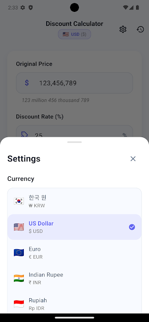 Discount Rate Calculator Screenshot 3