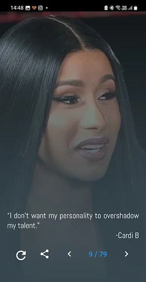 Cardi B Quotes and Lyrics Screenshot 2