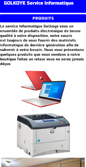 GOLKOYE SERVICE INFORMATIQUE Screenshot 3