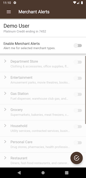 HSCCU CardNav Screenshot 2
