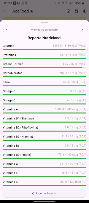 AcoFood Screenshot 3