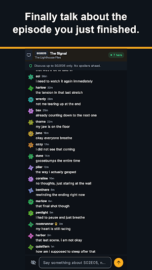 Teletog: No Spoilers TV Chat Screenshot 2