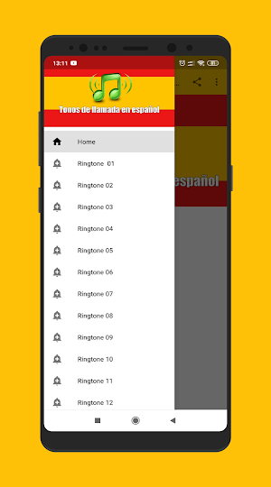 Spanish Music Ringtones  MP3 Screenshot 0