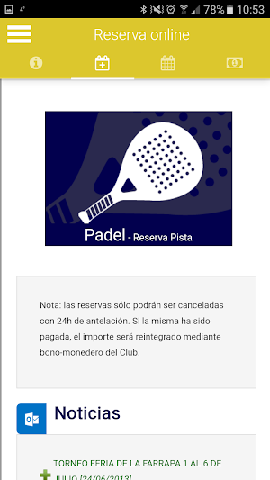 Padel Extrem Olivenza Screenshot 2