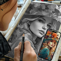AR Sketch Draw Anime Drawing