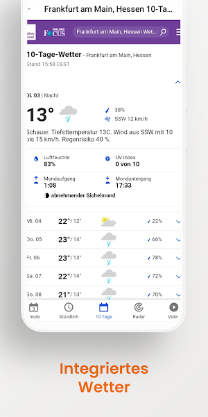 Aktuelle Nachrichten Screenshot 3