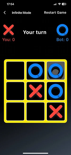 Tic Tac Toe-infinite Screenshot 1