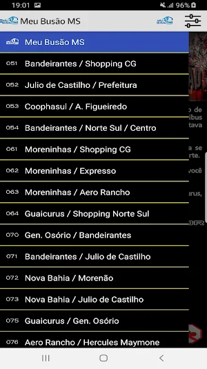 Meu Busão MS Screenshot 1