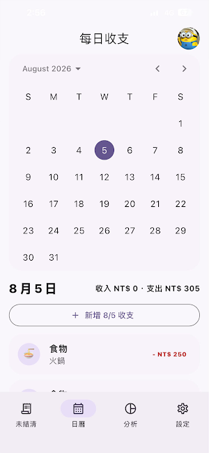 伴伴帳－情侶記帳算帳 Screenshot 0