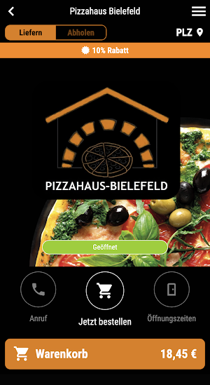 Pizzahaus Bielefeld Screenshot 0