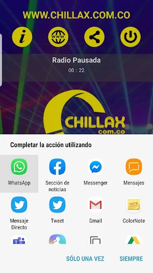 Chillax - Emisora Online Screenshot 3